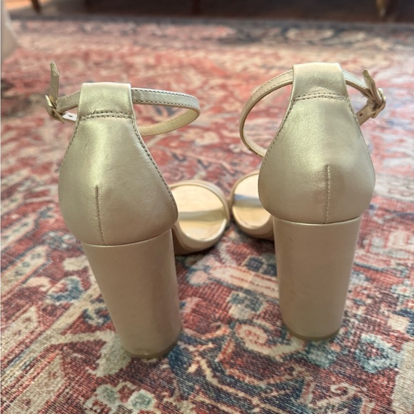 Lulu’s gold Ankle Strap Heels. Size 7 - Picture 6 of 6